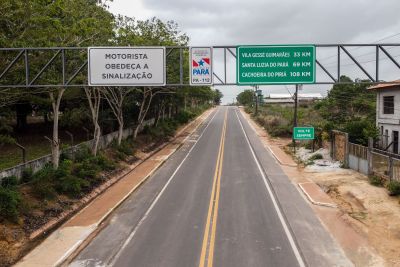 notícia: Em Bragança, pavimentação da PA-112 concretiza sonhos e traz nova realidade a moradores do nordeste paraense