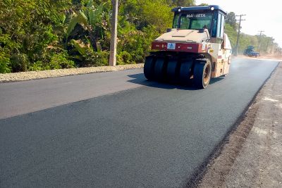 notícia: Obra da PA-481 promete melhorias no trânsito e na segurança viária