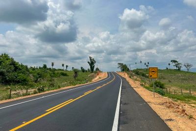 notícia: Obras da PA-160 entram em reta final e serão entregues à população de Carajás