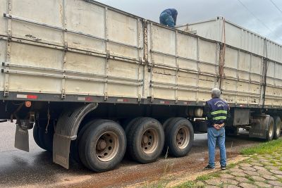 notícia: Sefa apreende 15 toneladas de madeira serrada em Conceição do Araguaia no Pará