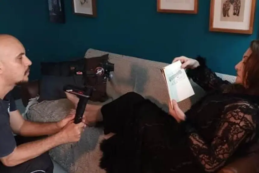 Foto promocional do Curta-metragem “O beijo de Margareth”