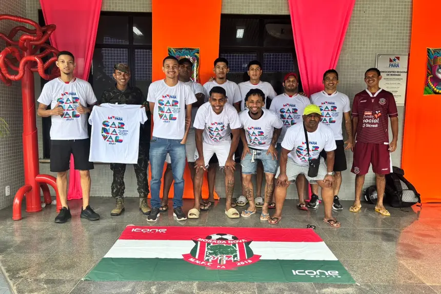 Jovens do Cristo Alegria, do time de futsal de Morada Nova e da Liga Carnavalesca de Marabá participaram da mobilização.