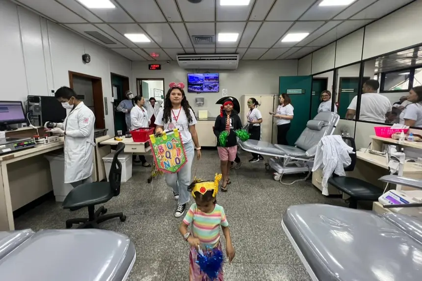 Pacientes participaram de ação de sensibilização durante o Dia D da Doação de Sangue.