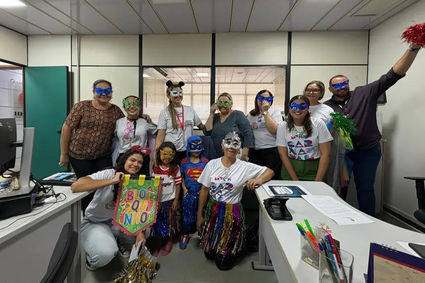 Ação contou com o apoio das pedagogas da Escola Hospitalar do Hemopa.