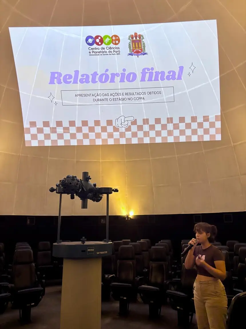 Com gratidão, ex-estagiária Raphaela Santos destacou a importância do período de aprendizado e vivências construídas no CCPPA.