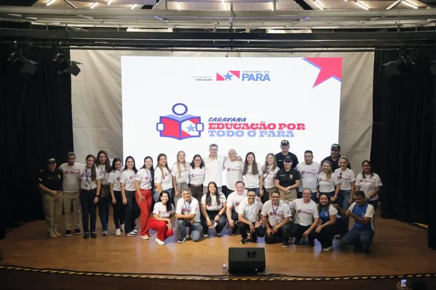 Comitiva da Seduc na caravana “Educação Por Todo o Pará”