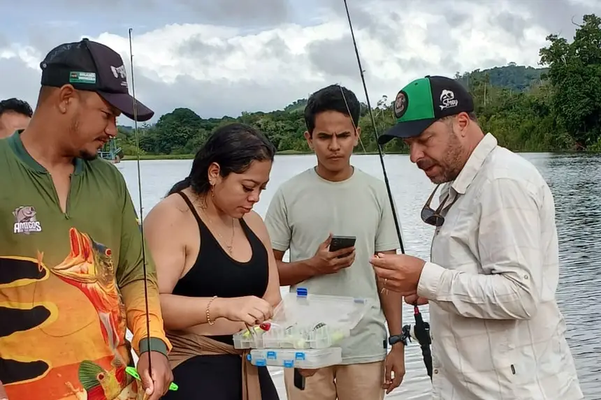 Condutores de pesca esportiva em Vitória do Xingu