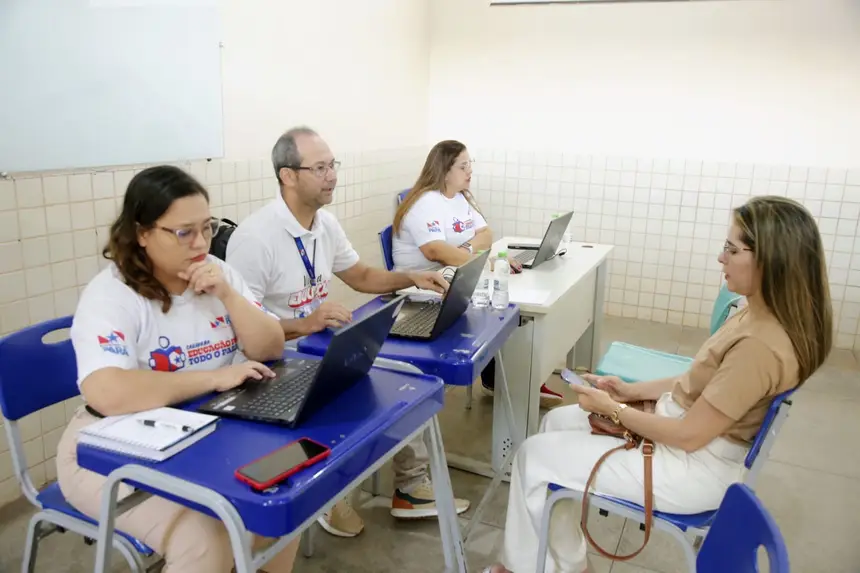 Atendimento da equipe técnica da Secretaria Adjunta de Planejamento e Finanças 