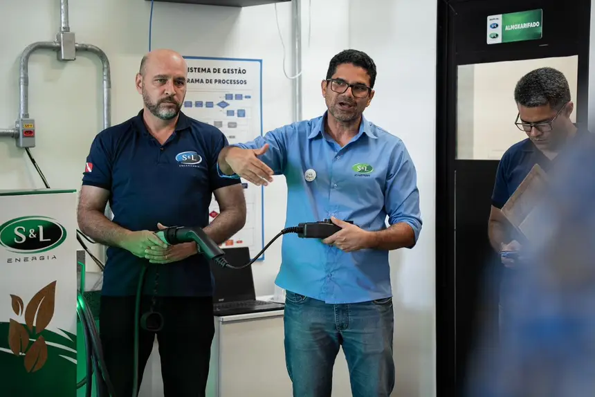 Maurício Gonzaga, Sandro Leite e Márcio Leite - Engenheiros da S&L Energia