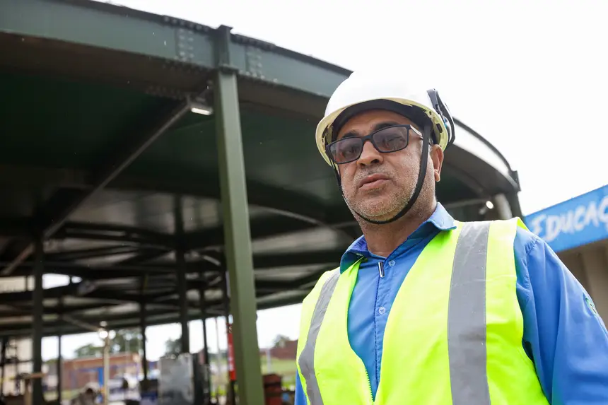 Arnaldo Gomes, diretor de obras <div class='credito_fotos'>Foto: Pedro Guerreiro / Ag. Pará &nbsp;&nbsp;|&nbsp;&nbsp; <a href='/midias/2026/originais/20260225190352-GF00026358-F00493424.jpg' download><i class='fa-solid fa-download'></i> Download</a></div>