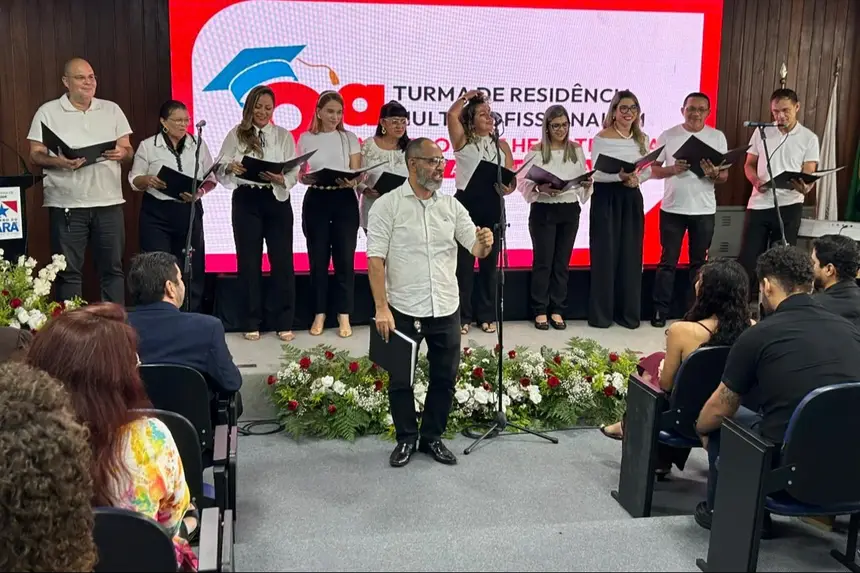 Coral do Hemopa participou da programação.