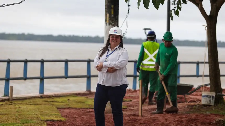 Thais Ribeiro, engenheira SEOP <div class='credito_fotos'>Foto: Bruno Cruz / Ag. Pará &nbsp;&nbsp;|&nbsp;&nbsp; <a href='/midias/2026/originais/20260304120930-GF00026417-F00495136.jpg' download><i class='fa-solid fa-download'></i> Download</a></div>