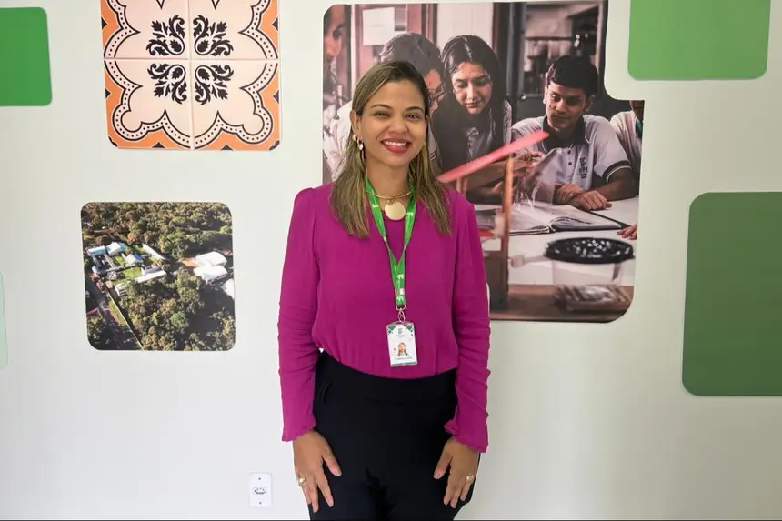 Enfermeira do IFPA, Tayannara Cunha: "A parceria ajuda a ampliar as ações de saúde e solidariedade”, disse ela.