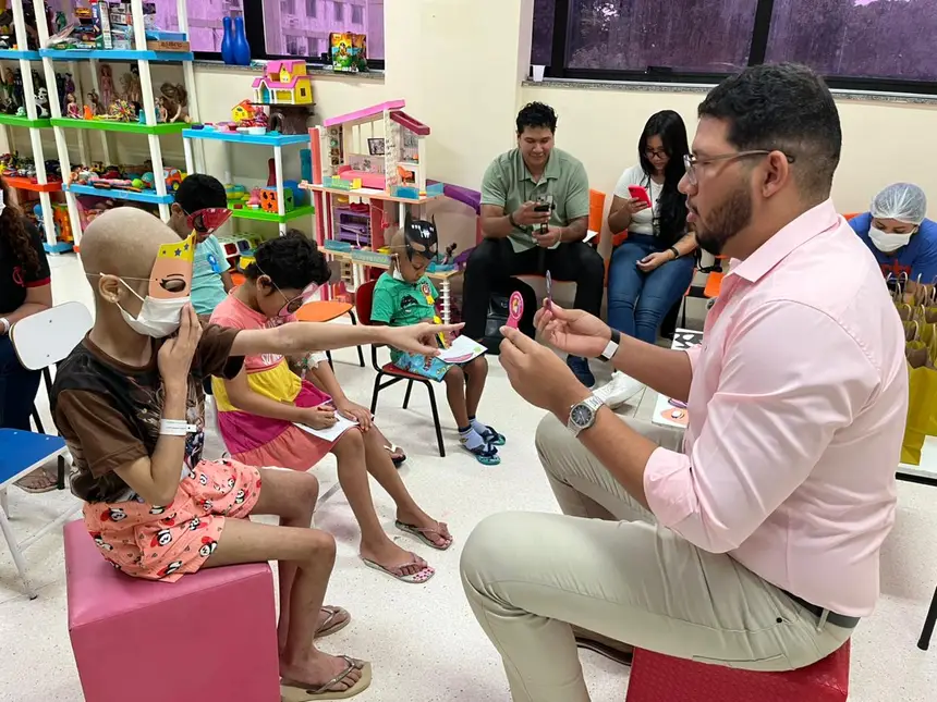 Atividades na brinquedoteca levaram informação e conscientização de forma lúdica para crianças e acompanhantes