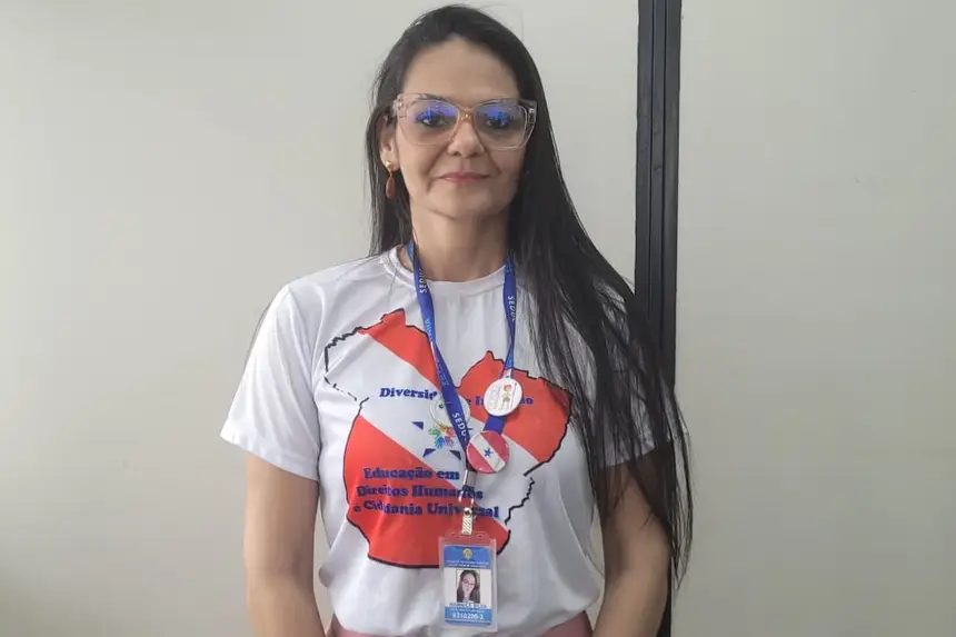 Camila Bandeira, representante da Seduc. “A escolarização contribui para o desenvolvimento integral dos pacientes.”