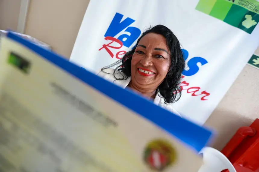 Ana Maria Soares, diarista <div class='credito_fotos'>Foto: Marcelo Lelis / Ag. Pará &nbsp;&nbsp;|&nbsp;&nbsp; <a href='/midias/2026/originais/20260325134934-GF00026642-F00503233.jpg' download><i class='fa-solid fa-download'></i> Download</a></div>