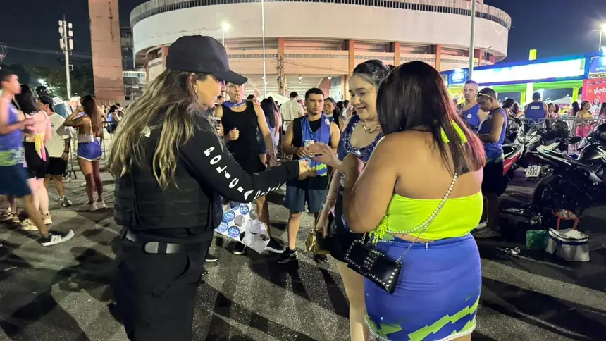 Campanha educativa do "Não é Não" no pré-Carnaval 2026