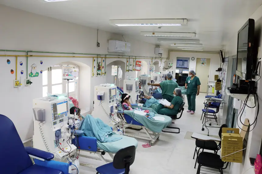 Foto: Divulgação Terapia Renal Substitutiva Pediátrica da Santa Casa
