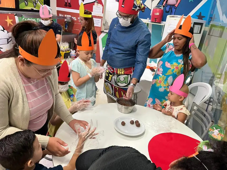 Voluntários levam acolhimento 