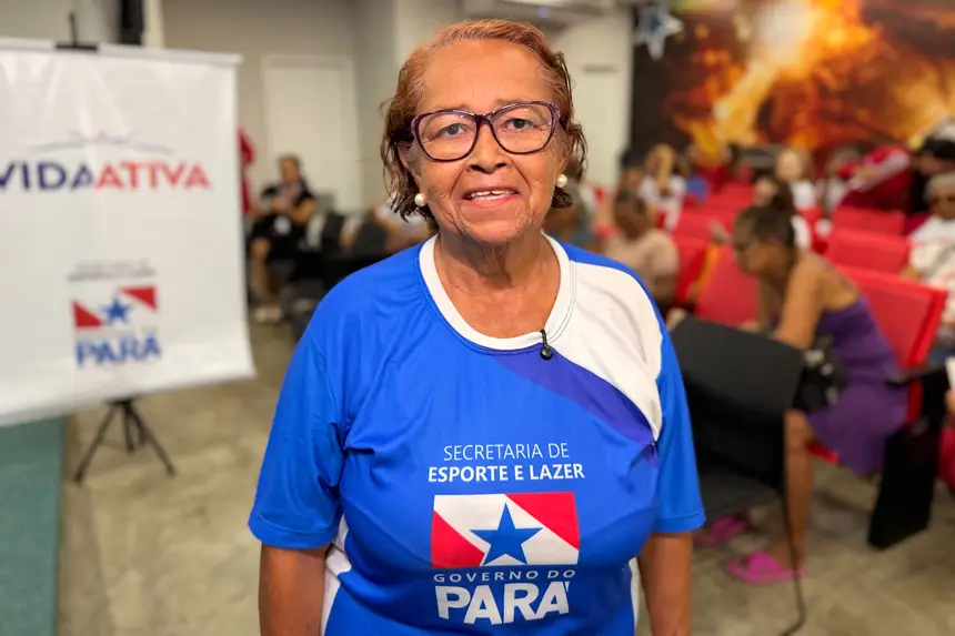 A aluna do programa Vida Ativa, Maria Isabel Botelho de França, de 73 anos, integrante do programa, comentou sobre a importância da ação.