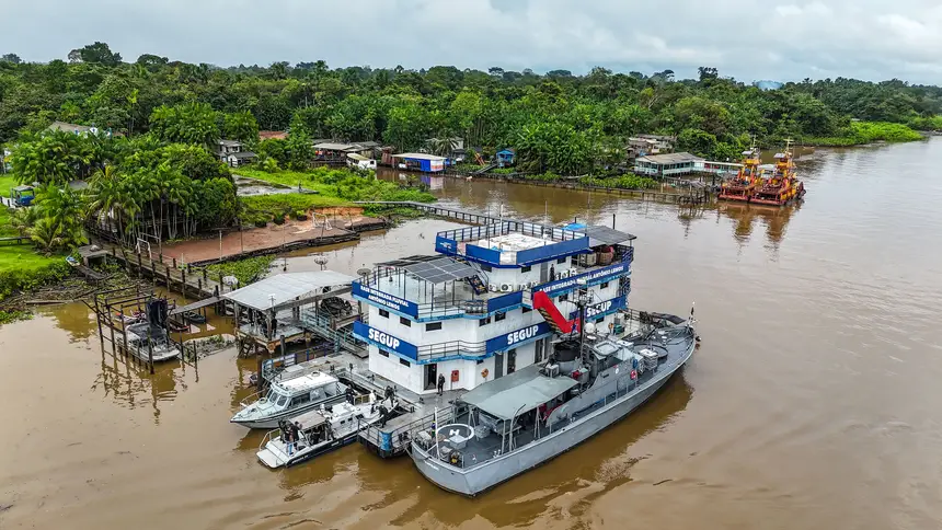 Base Fluvial Antônio Lemos, em Breves