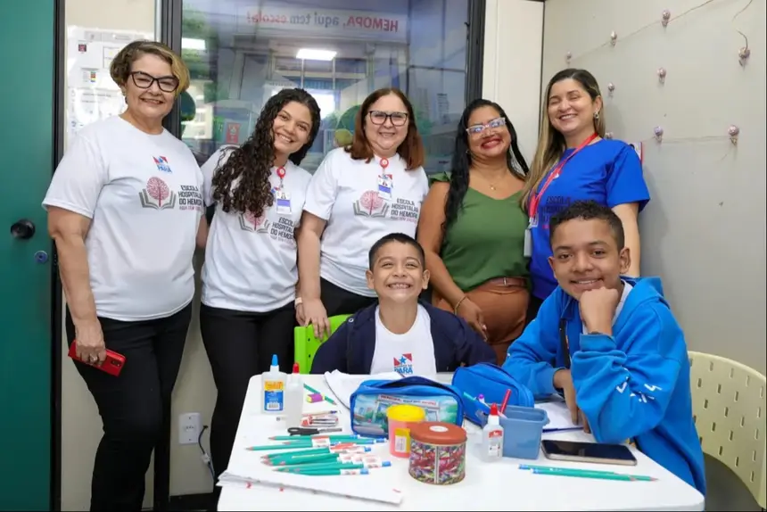Escola Hospitalar oferece atendimento pedagógico hospitalar e domiciliar, assegurando o direito à educação