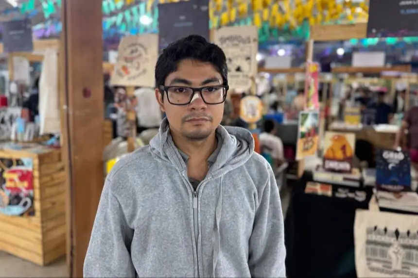 programador Fábio Willian, morador do bairro da Sacramenta, visitou o evento pela primeira vez 