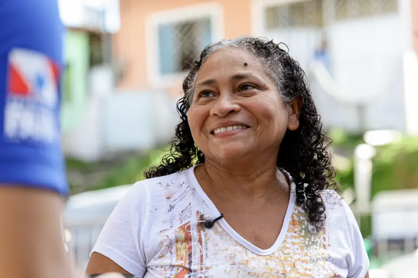 Lucivan de Castro, dona de casa <div class='credito_fotos'>Foto: Pedro Guerreiro / Ag. Pará &nbsp;&nbsp;|&nbsp;&nbsp; <a href='/midias/2026/originais/20260426113415-GF00026948-F00515487.jpg' download><i class='fa-solid fa-download'></i> Download</a></div>