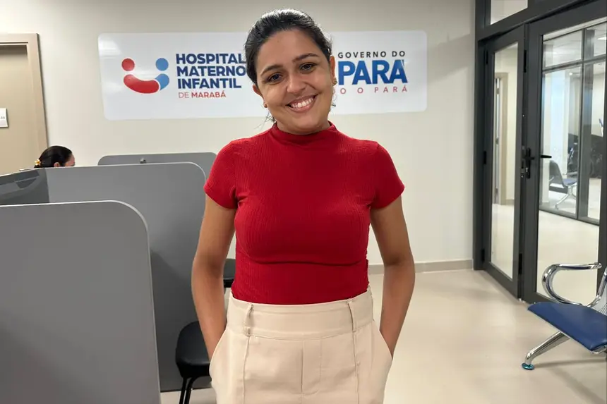 Alana Andrade é professora em Marabá e utiliza os serviços do hospital
