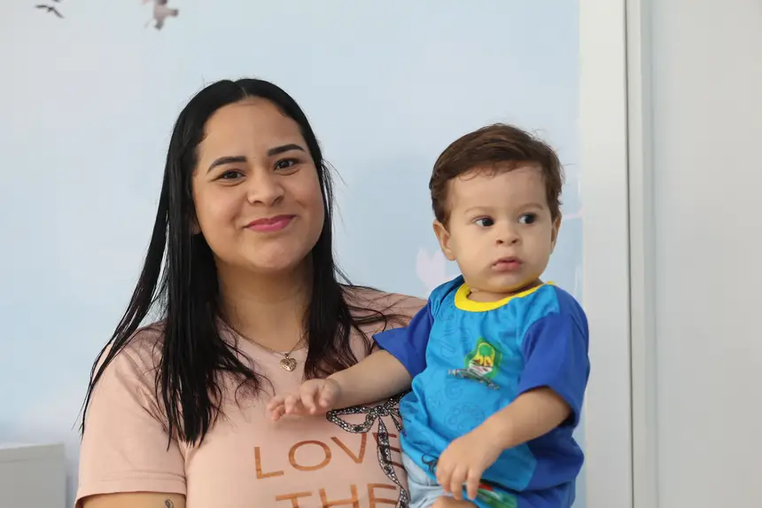 Vanessa Aviz - dona de casa, mãe do João Gabriel de 1 ano <div class='credito_fotos'>Foto: Bruno Cruz / Ag. Pará &nbsp;&nbsp;|&nbsp;&nbsp; <a href='/midias/2026/originais/20260507101240-GF00027026-F00518929.jpg' download><i class='fa-solid fa-download'></i> Download</a></div>