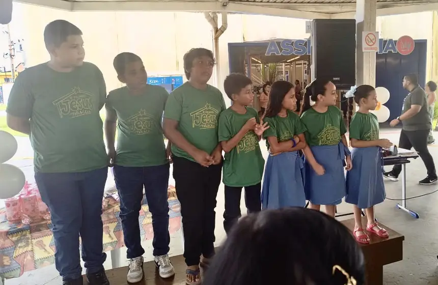 Cantata infantil marcou a programação especial de Dia das Mães na UsiPaz Terra Firme.