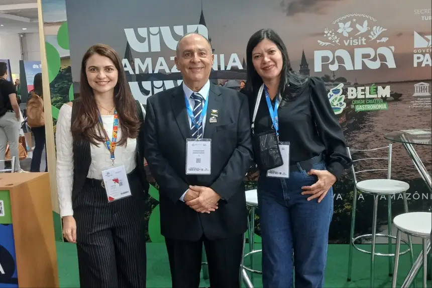 Com o presidente da Abav Paraná, Geraldo Zaidan Rocha