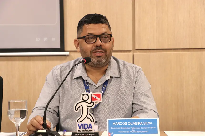 O coordenador da Vigidant da Sespa, Marcos Silva