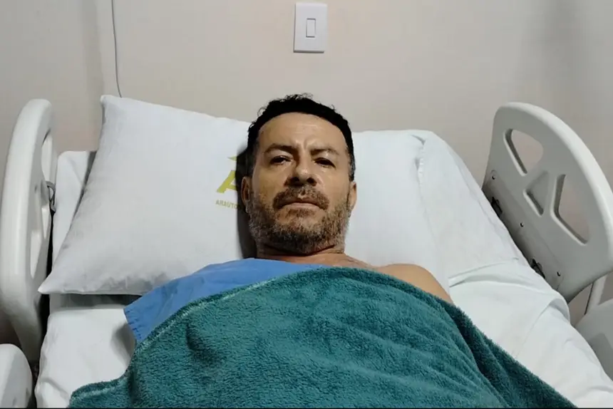 Foto: Ascom/HRMJ Paciente Wilson Carmona na Unidade de Internação: Fui bem atendido. Estou gostando do atendimento e da alimentação.