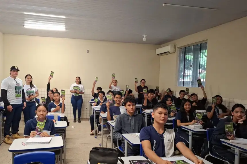 Estudantes de Juruti foram sensibilizados durante as ações
