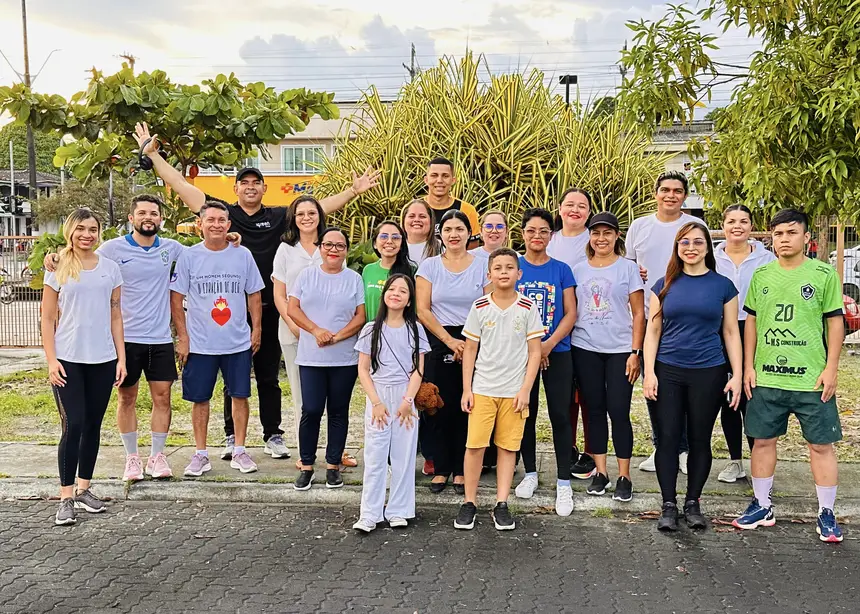 Comissão organizadora da I Corrida Solidária Ambiental do HRPM.