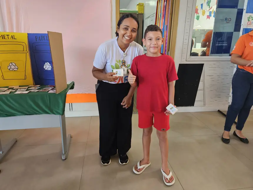 Participantes do quiz ganharam brindes ecológicos