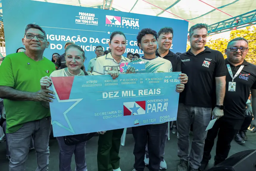 Por meio do Bora Estudar, o governo do Estado reconhece o mérito dos estudantes e fortalece a educação pública em todas as regiões do Pará