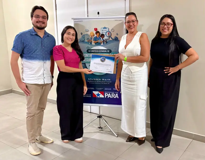 Representantes do HOIOL durante o Simpósio realizado na Sespa