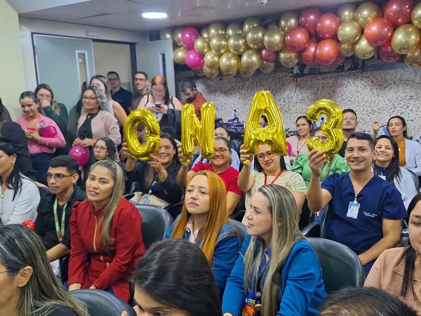 Momento do evento que anunciou o resultado da avaliação da certificação ONA