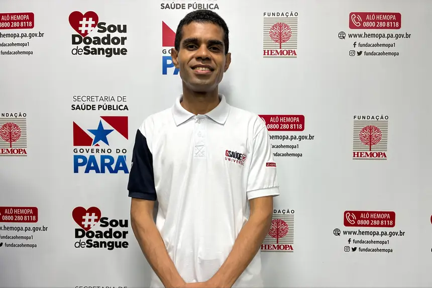     Leandro Caetano – Pastor da Igreja Universal. “Doar sangue é amar o próximo.”