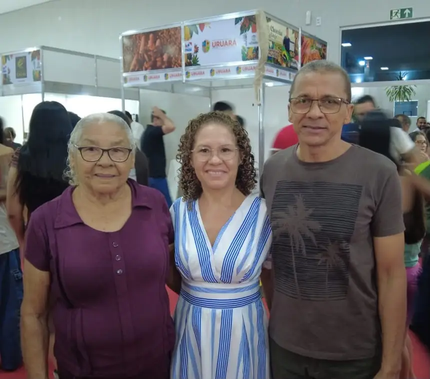 A família de Altamira visitou e gostou do que viu e provou no festival