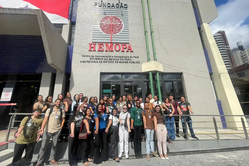Foto: Divulgação Colaboradores no Hemopa