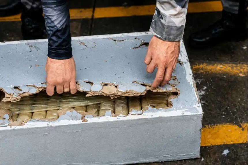 Ação da Base Candiru, no Baixo Amazonas, encontrou a “encomenda” que tentava burlar a fiscalização com a ajuda de cães farejadores.