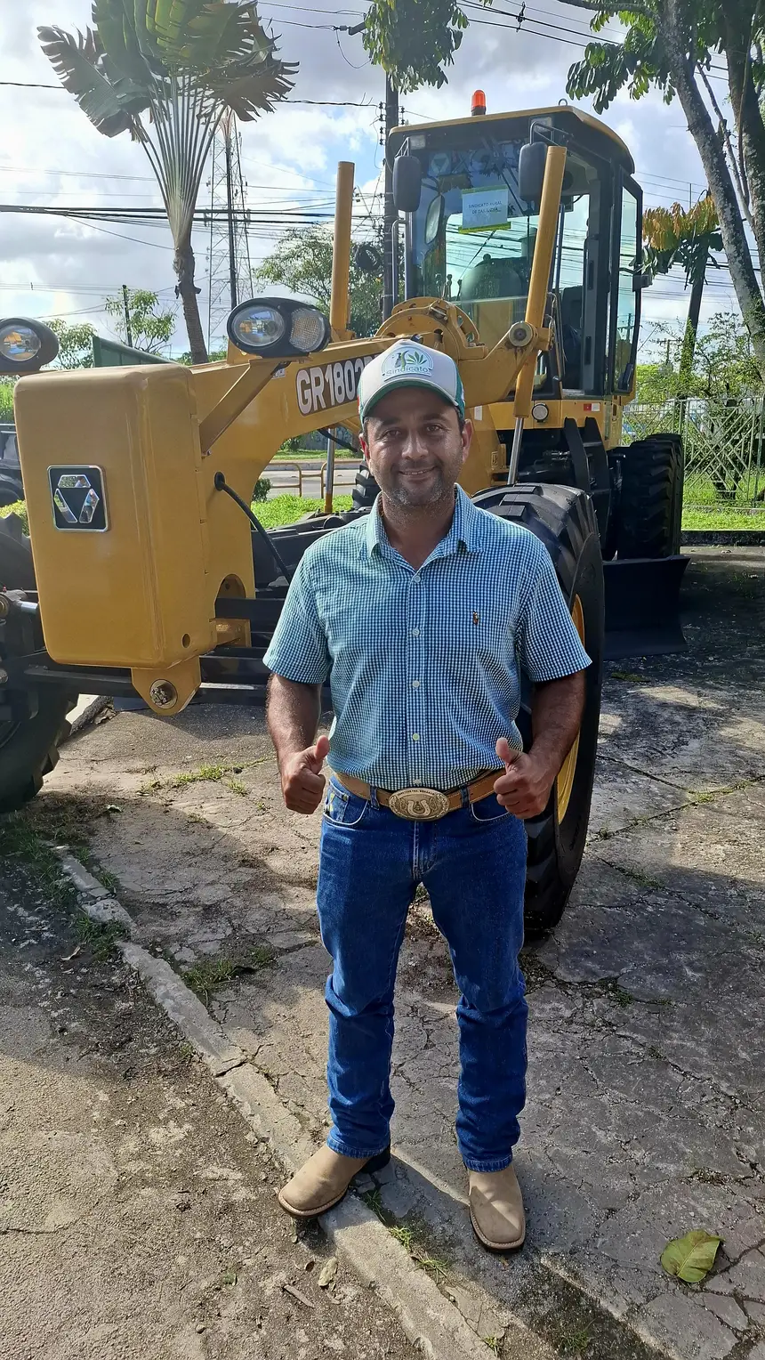 representante do Sindicato dos Produtores Rurais de Tailândia, Junior Frota