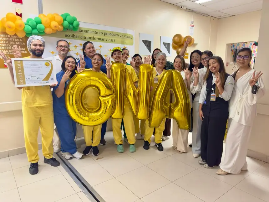 Profissionais da unidade celebram Acreditação ONA Nível 3