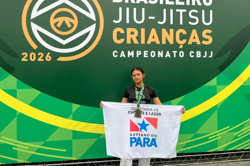 Sophie Gabrielle garantiu a medalha de bronze no pódio nacional e destacou a motivação em representar o Estado
