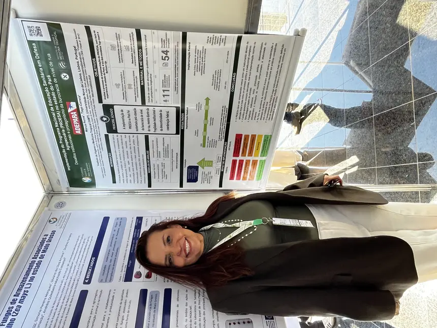 A veterinária Márcia Penna abordou a experiência da educação sanitária na defesa Agropecuária.