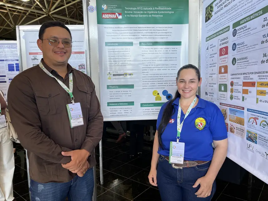 Veterinários levaram para o evento a experiência pioneira  da rastreabilidade bovidea. 