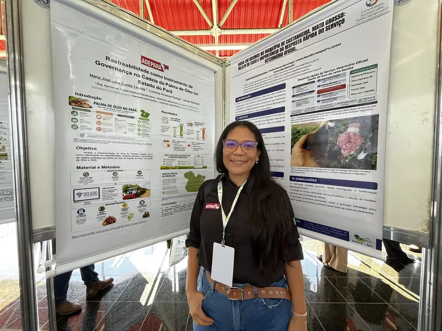 Joselena Tavares teve dois trabalhos selecionados abordando o selo artesanal vegetal e a rastreabilidade da cadeia da palma no Pará.